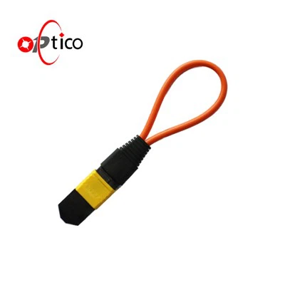 8F 16F Mini światłowód MTP MPO Loopback